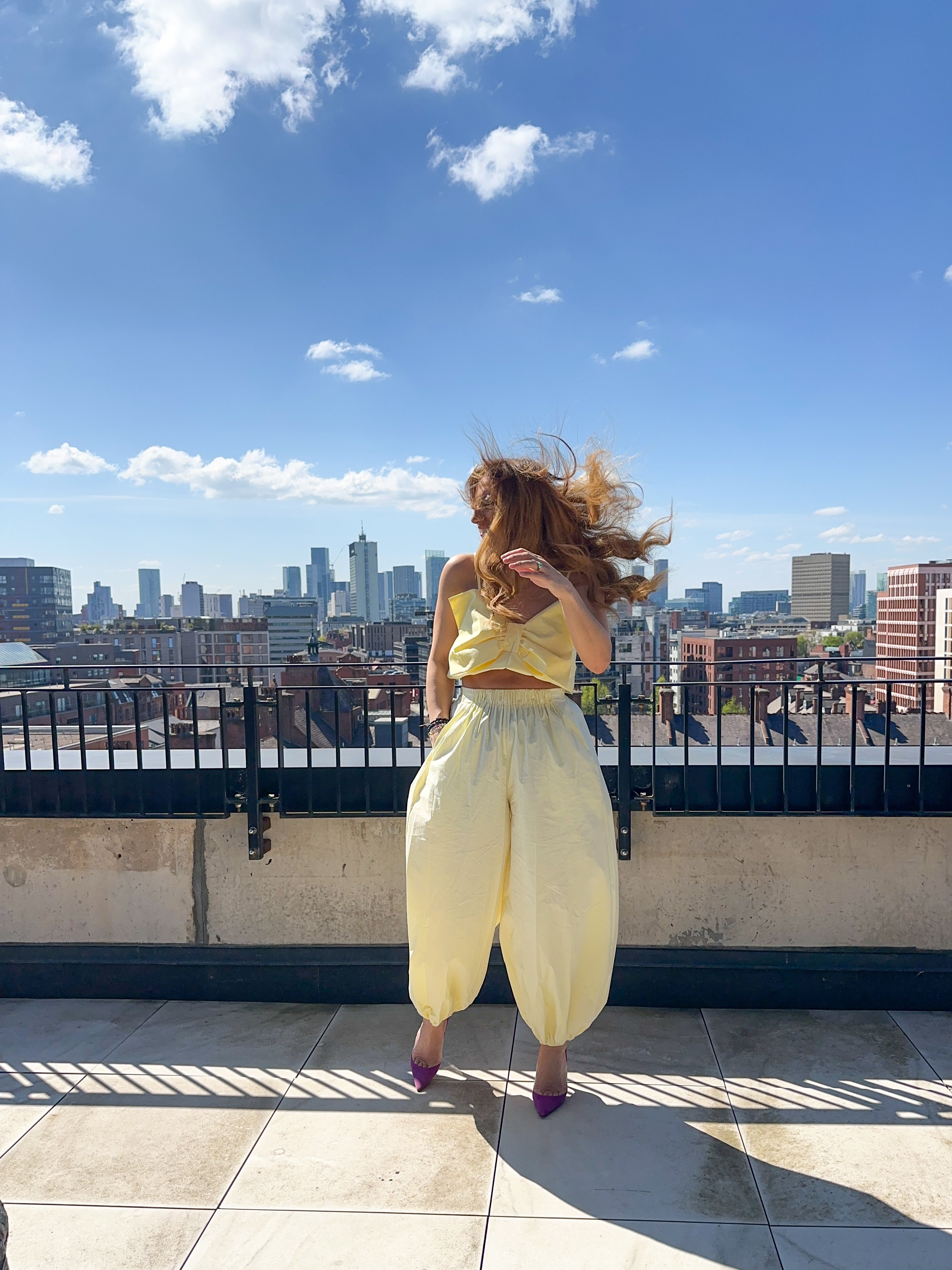 Aladdin Balloon Trousers In Yellow