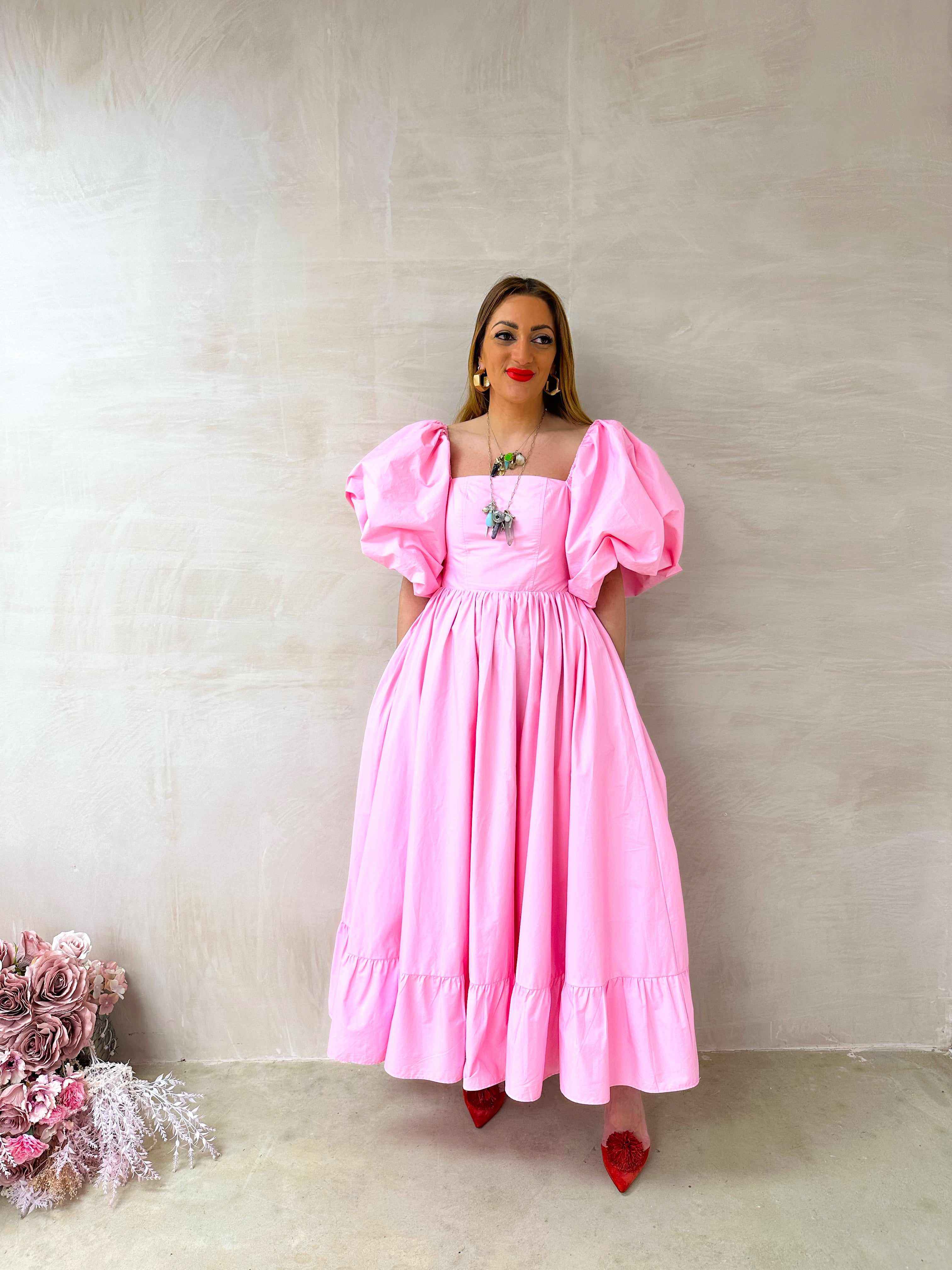 La Dolce Vita Midi Dress In Pink