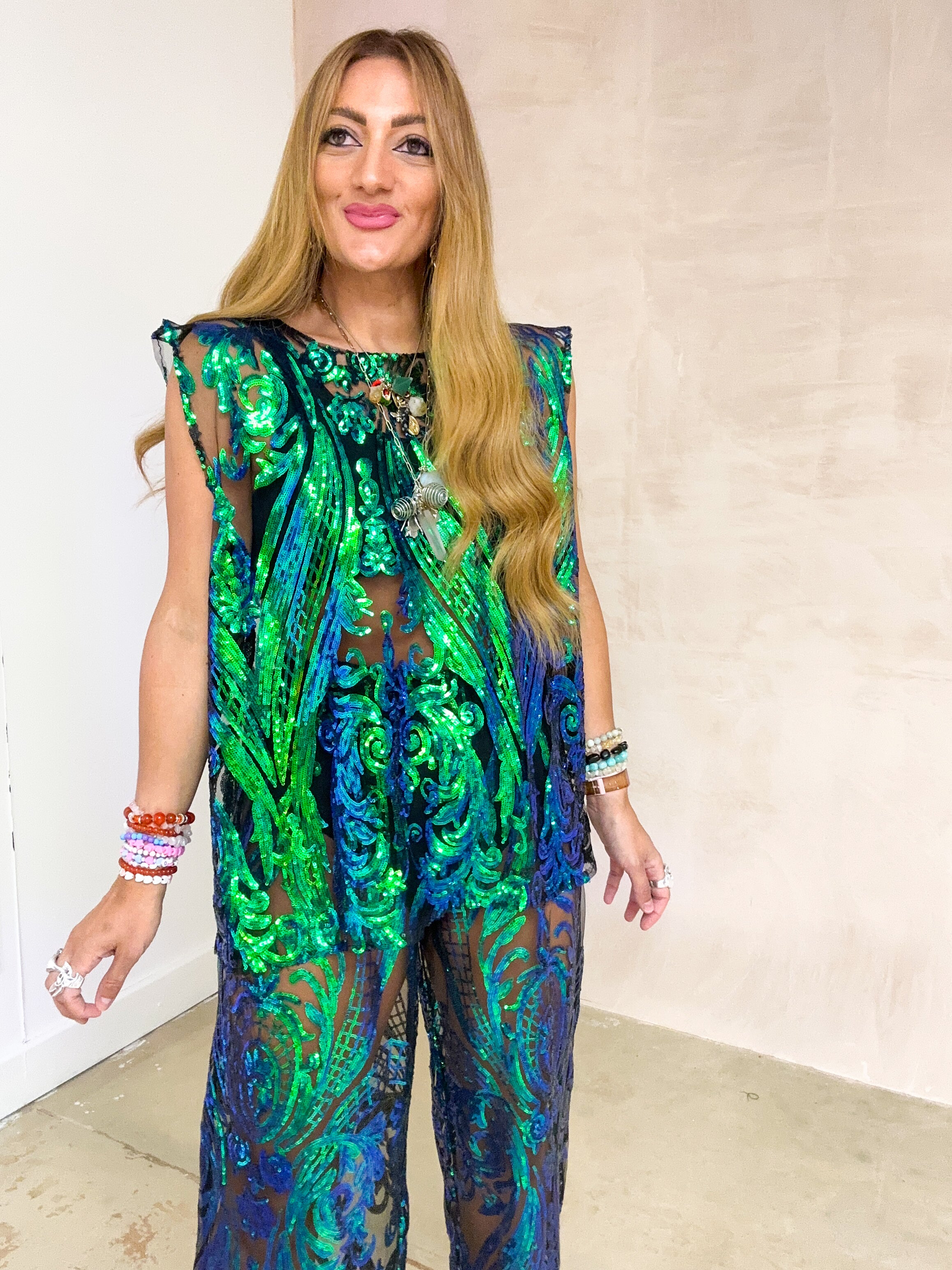 The Solaris Mesh Top In Bottle Green