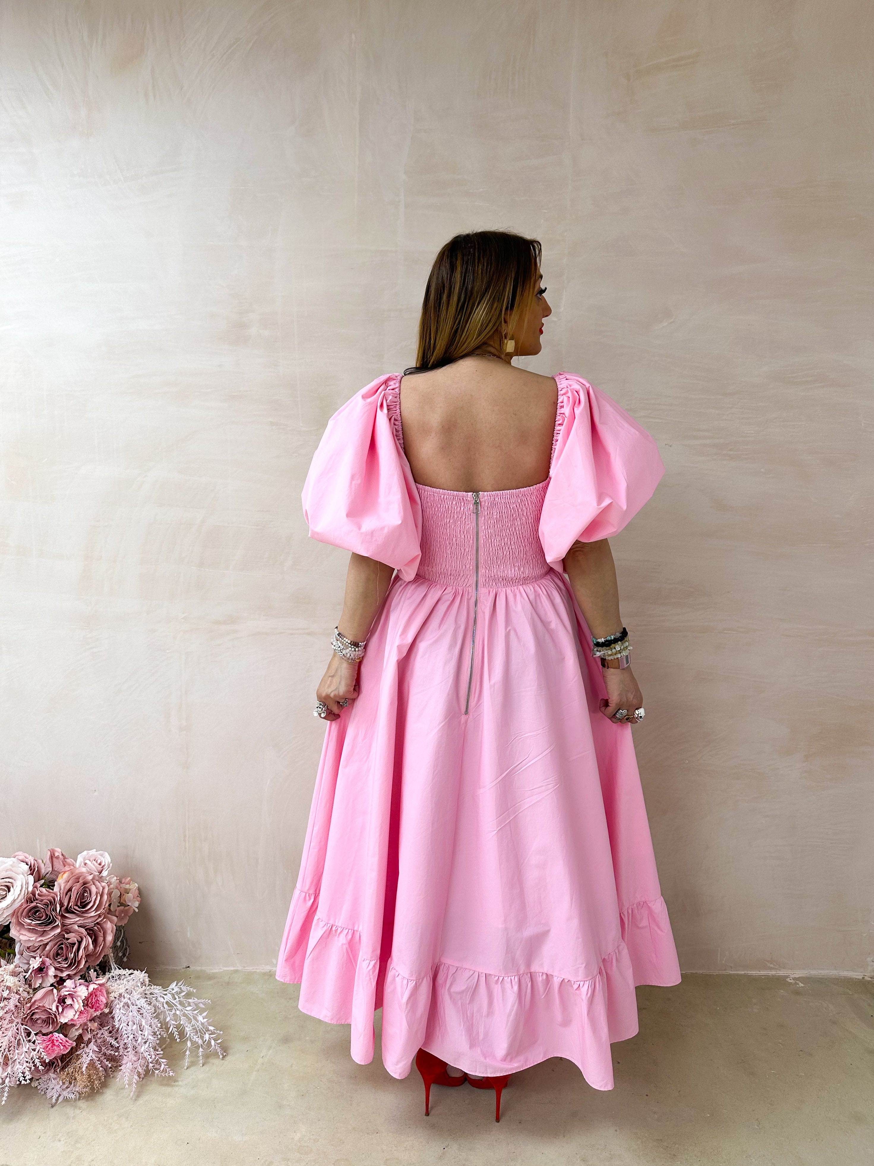 La Dolce Vita Midi Dress In Pink