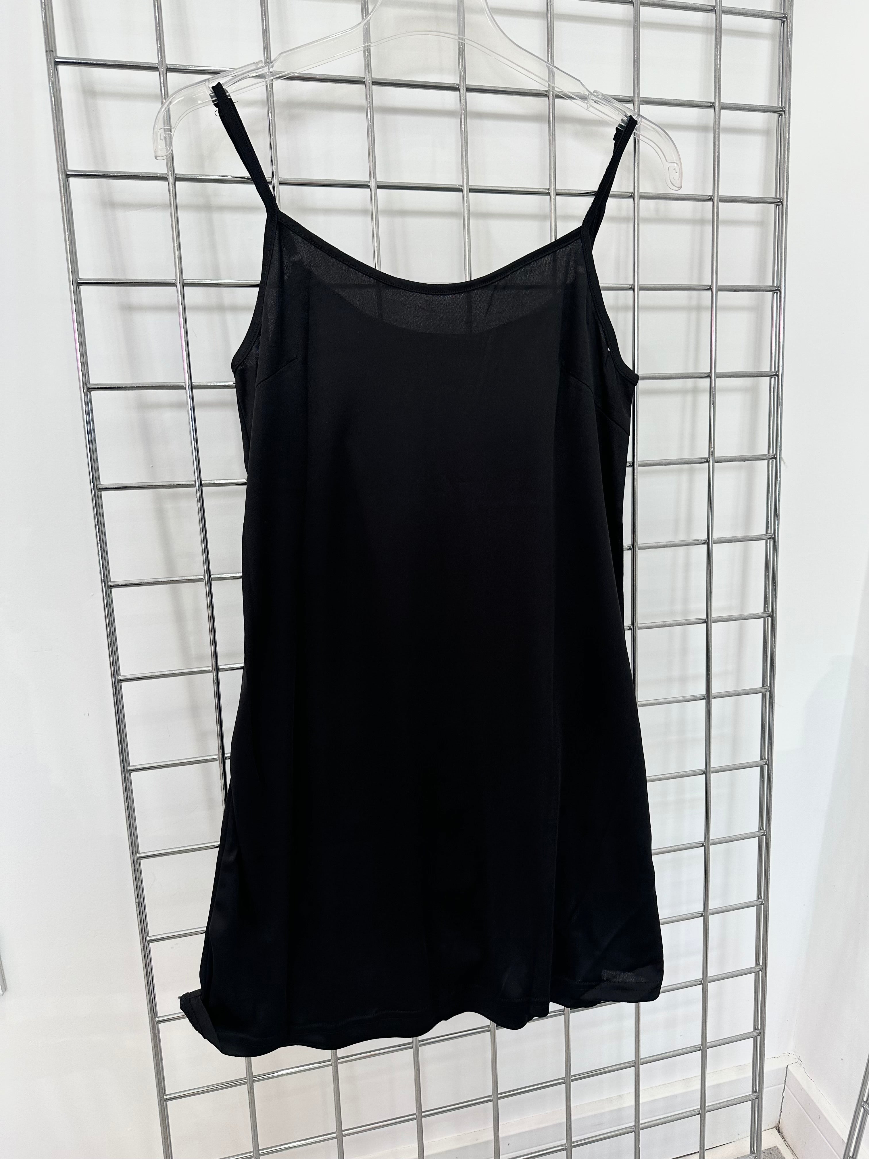 The Flora Sequin Dress In Black