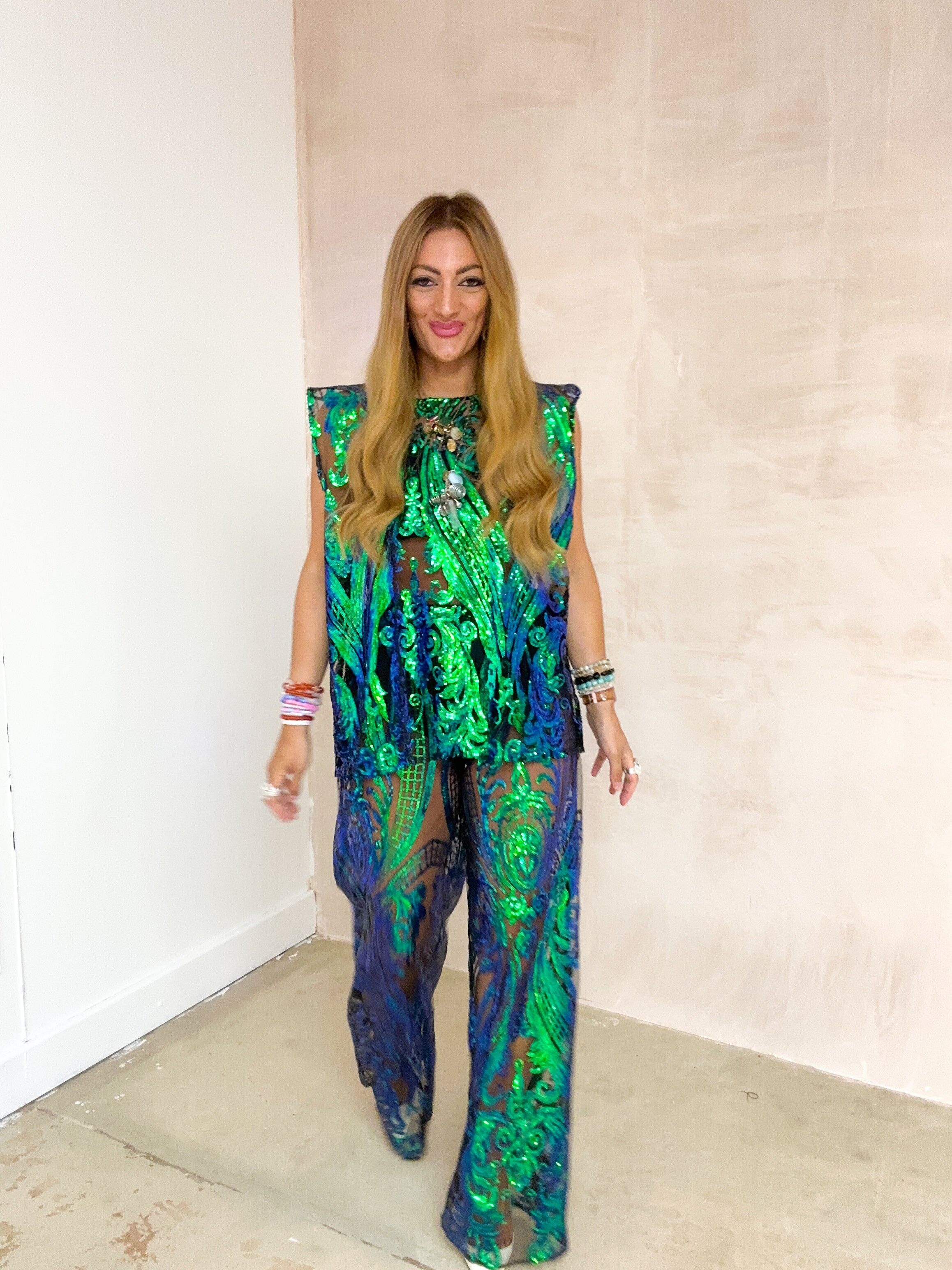 The Solaris Mesh Top In Bottle Green