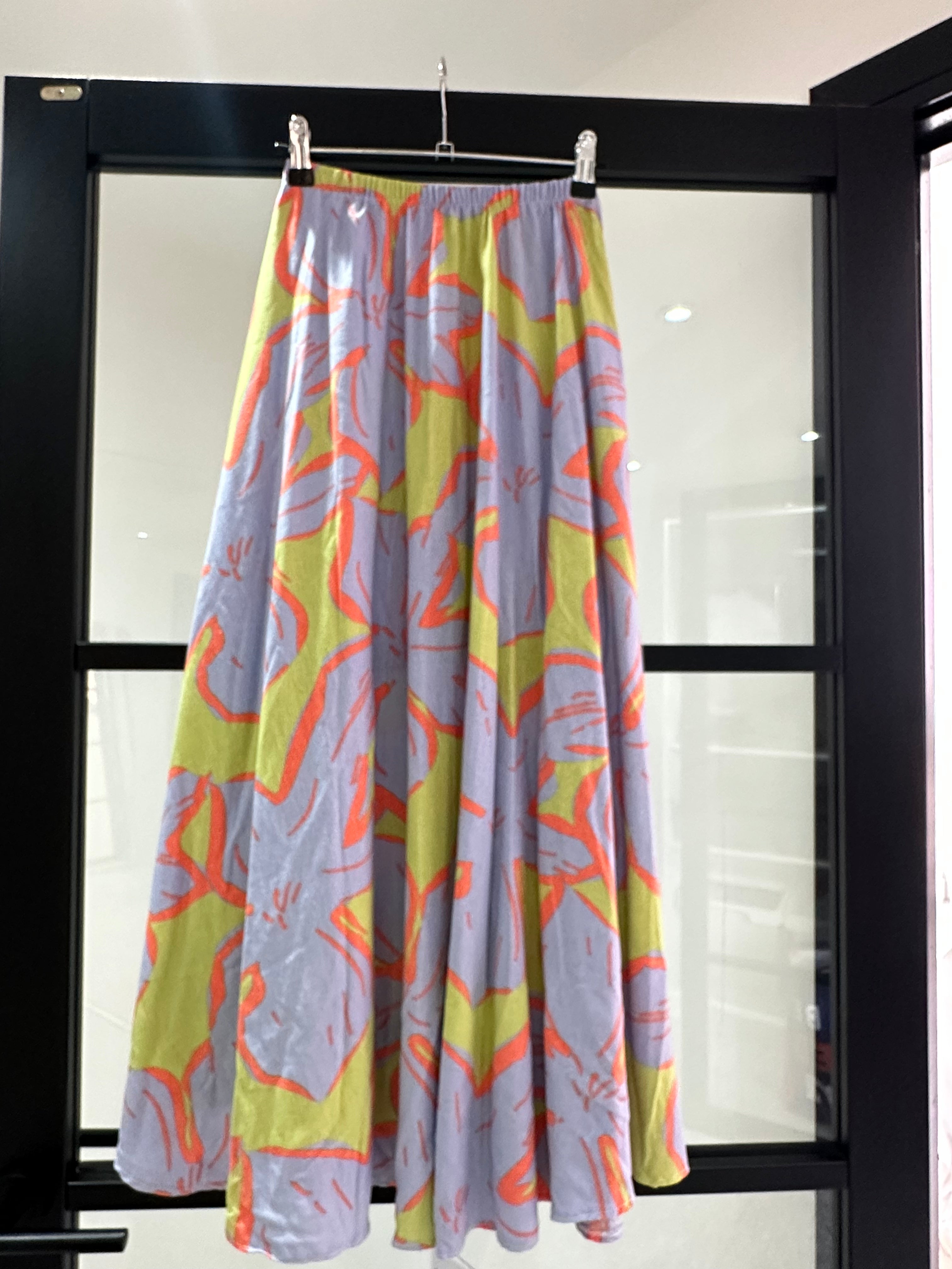 LOT 5 - Abstract Midi Skirt