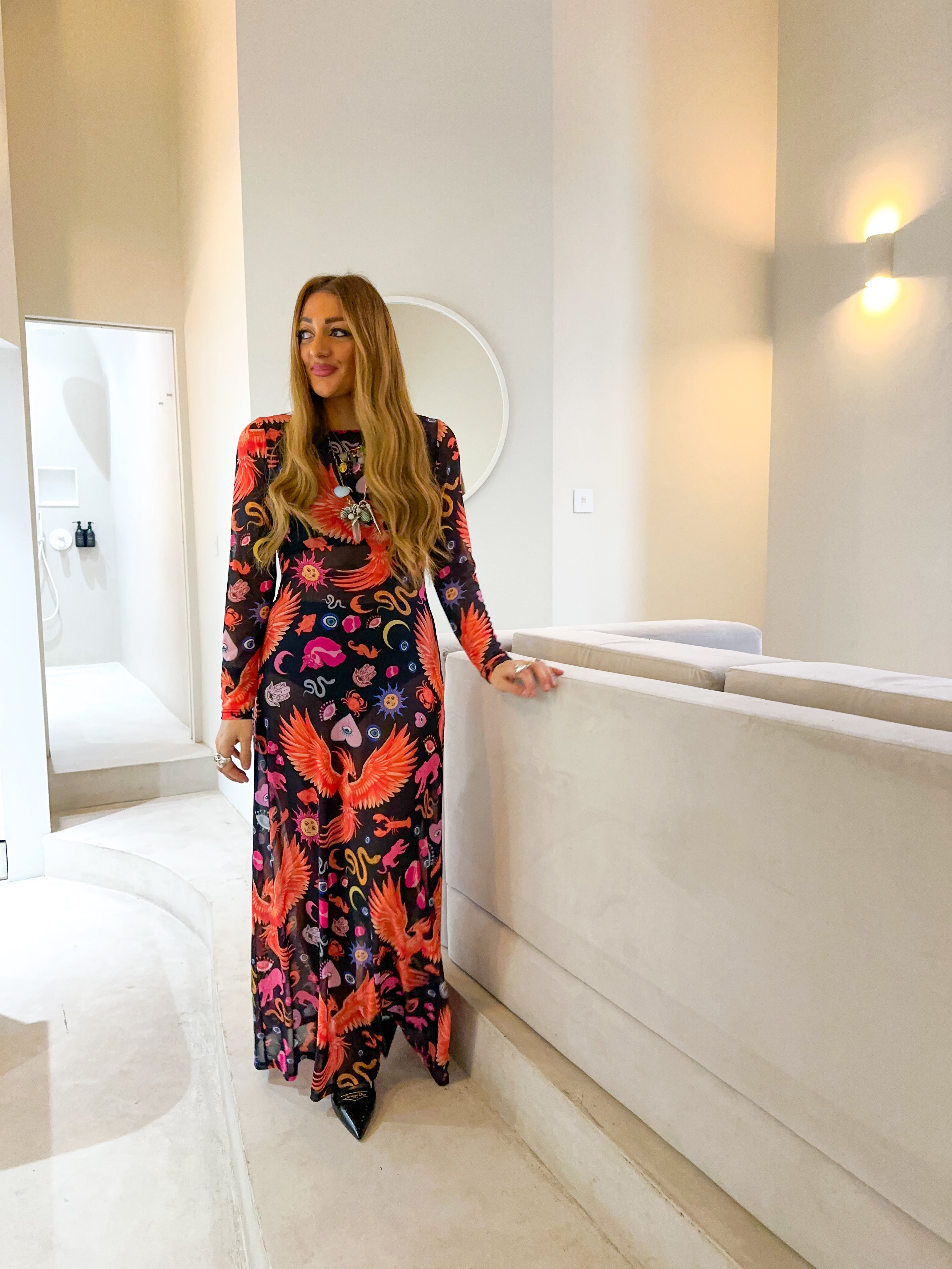 The Phoenix Mesh Dress