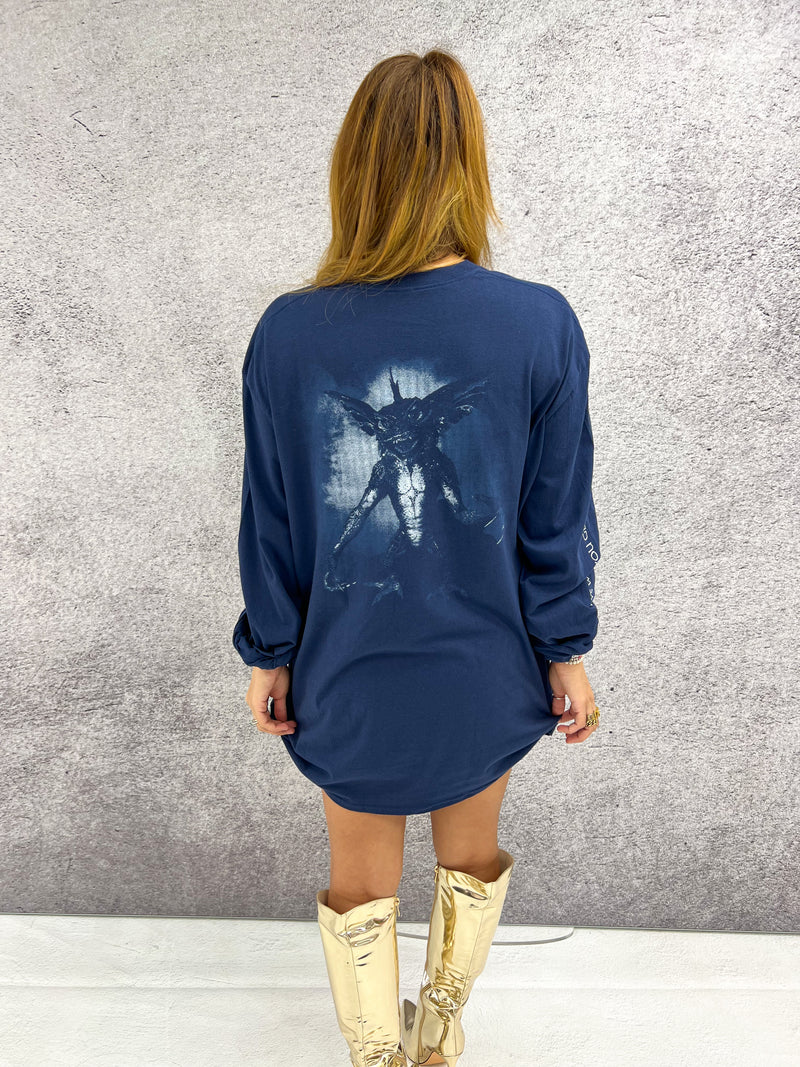Gremlins 'Gizmo' Long Sleeve Tee In Blue