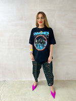 Ramones 'Circle Photo' Oversized T-Shirt In Black