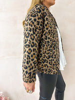 Slouch Bomber Jacket In Leopard Print