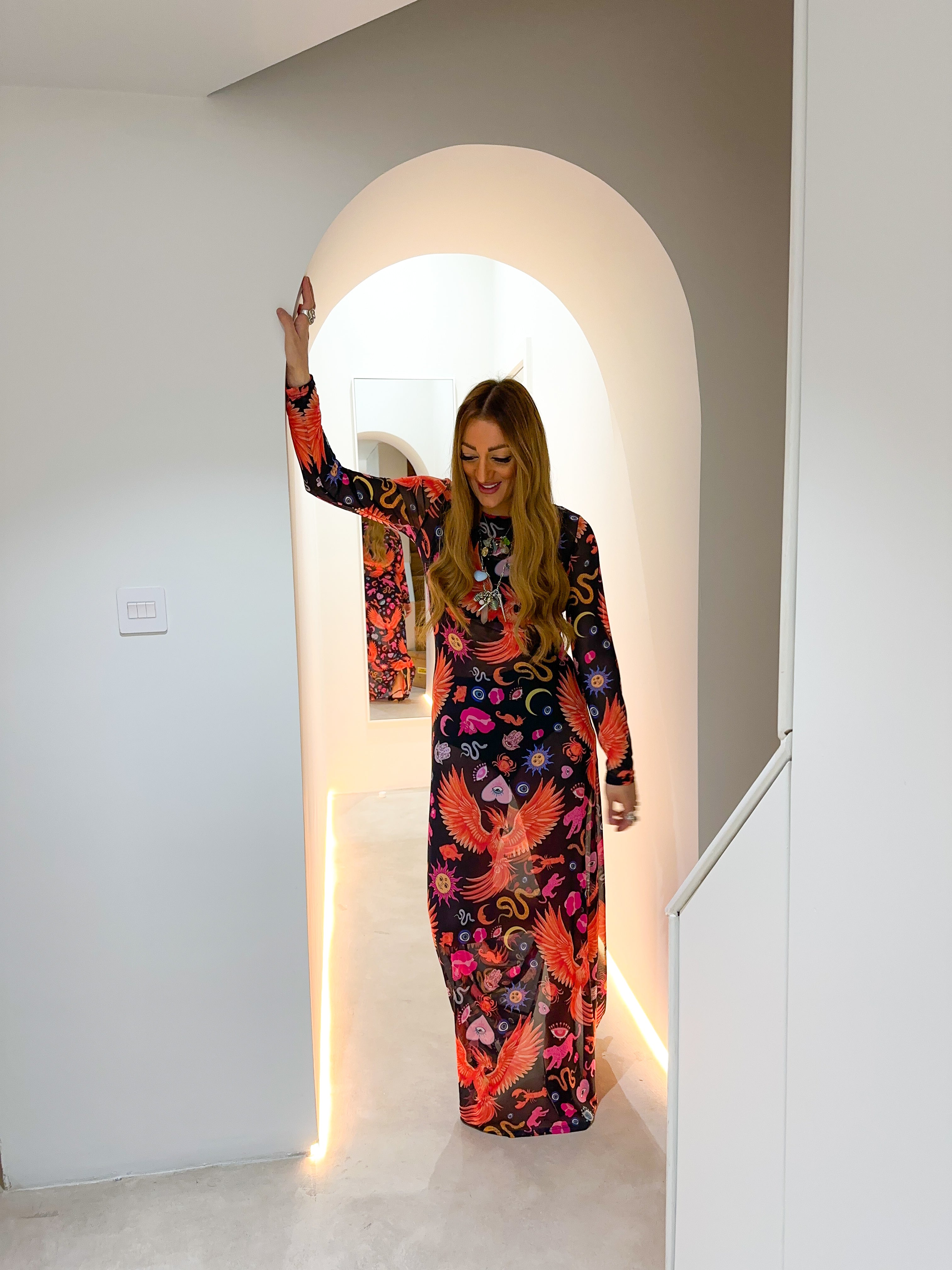 The Phoenix Mesh Dress