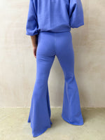 Extreme Flare Sweatshirt Trousers In Violet