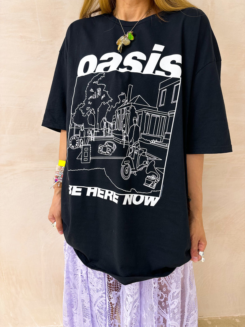 Oasis 'Be Here Now' Tee In Black