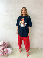 Sweet Dreams Lace Balloon Trousers In Red