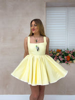 Sabrina Mini Dress In Lemon