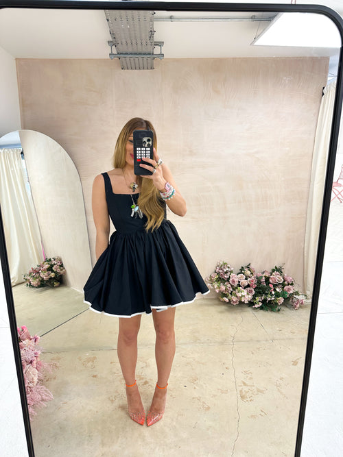 Sabrina Mini Dress In Black
