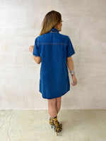 A-Line Denim Mini Dress