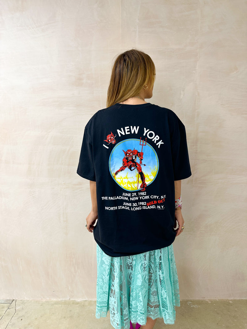 Iron Maiden 'The Beast In New York' Tee In Black