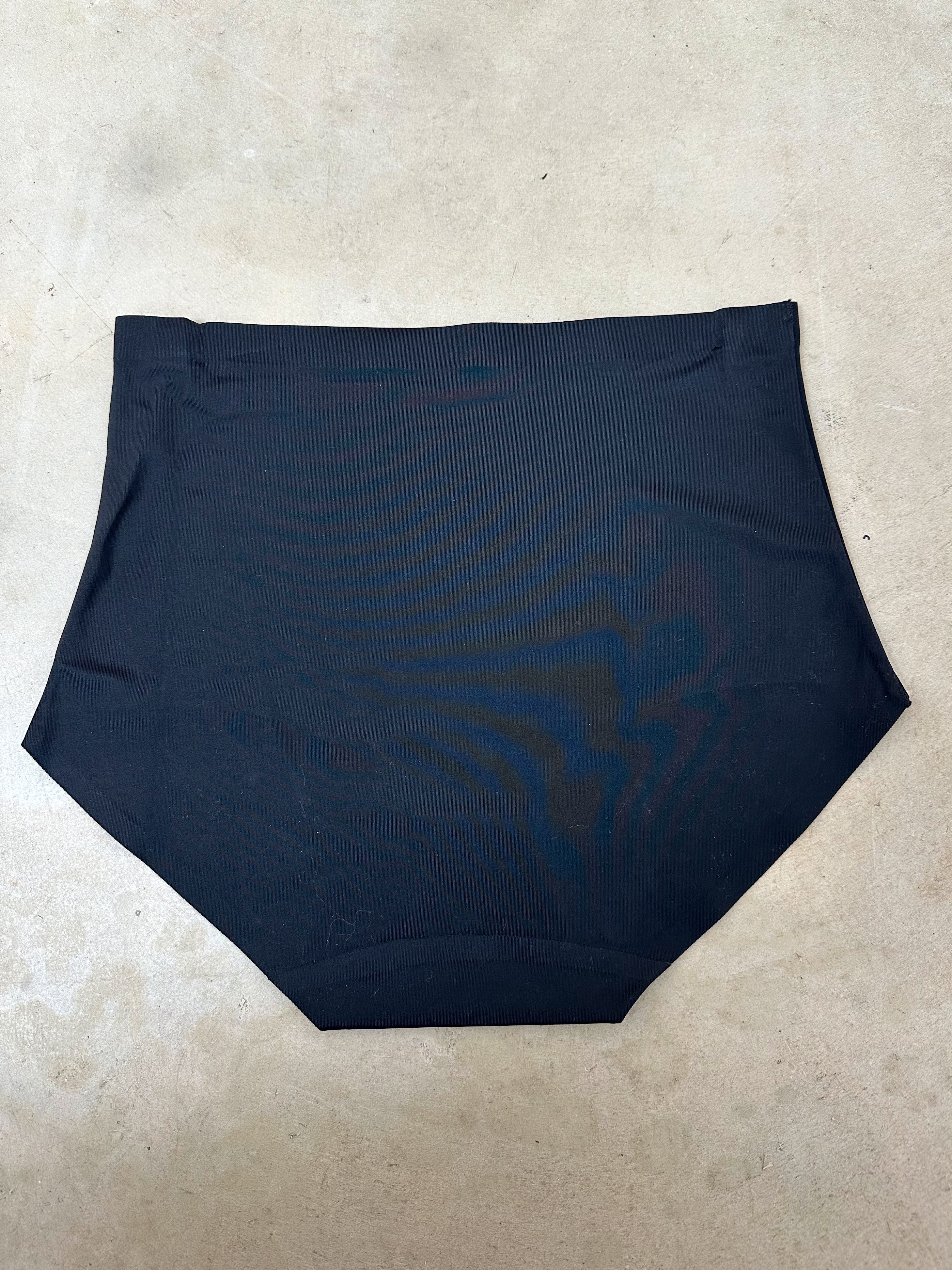 High Waisted Lycra Knickers In Black