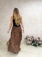 Full Floaty Maxi Skirt In Leopard Print