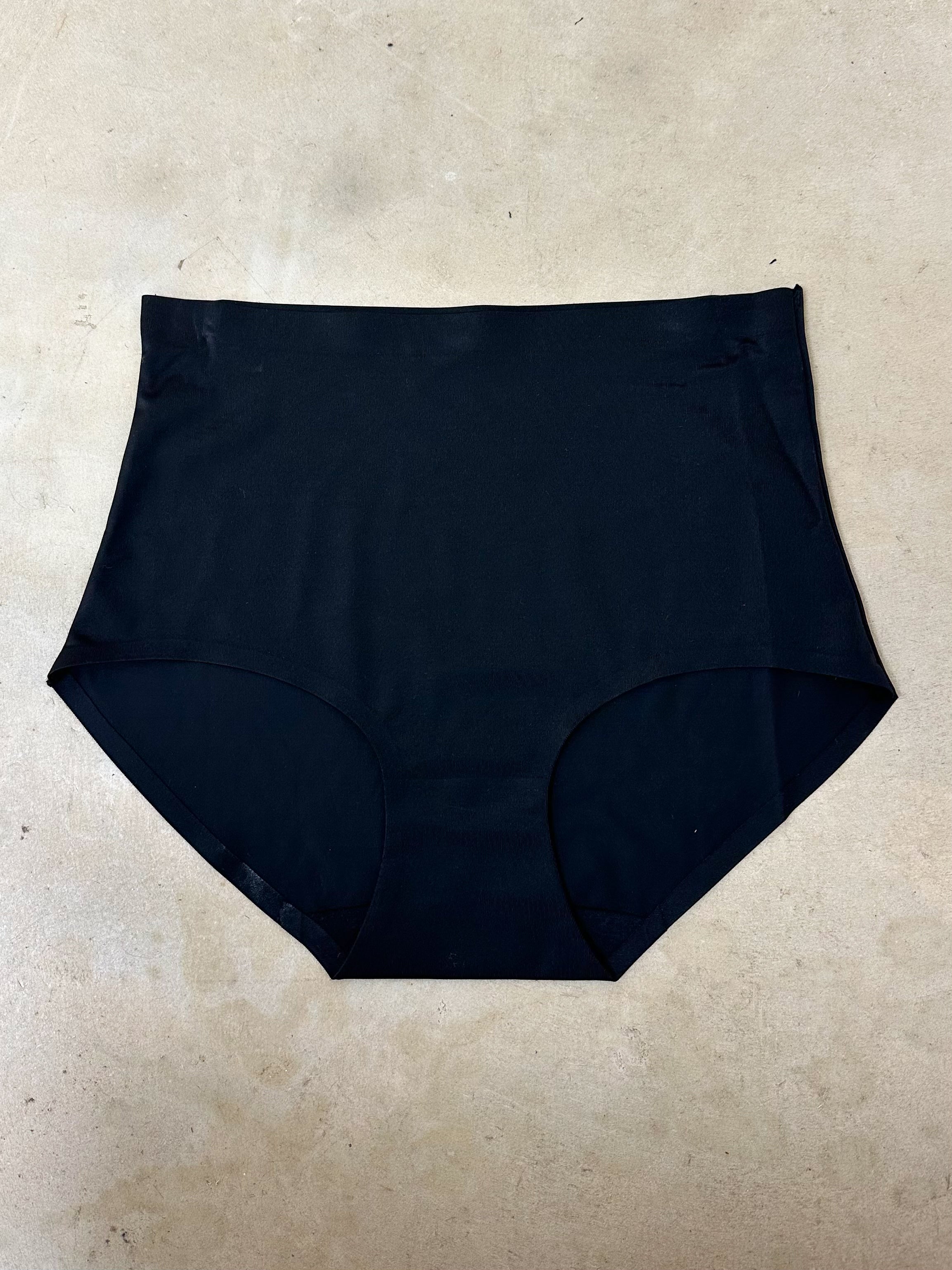 High Waisted Lycra Knickers In Black