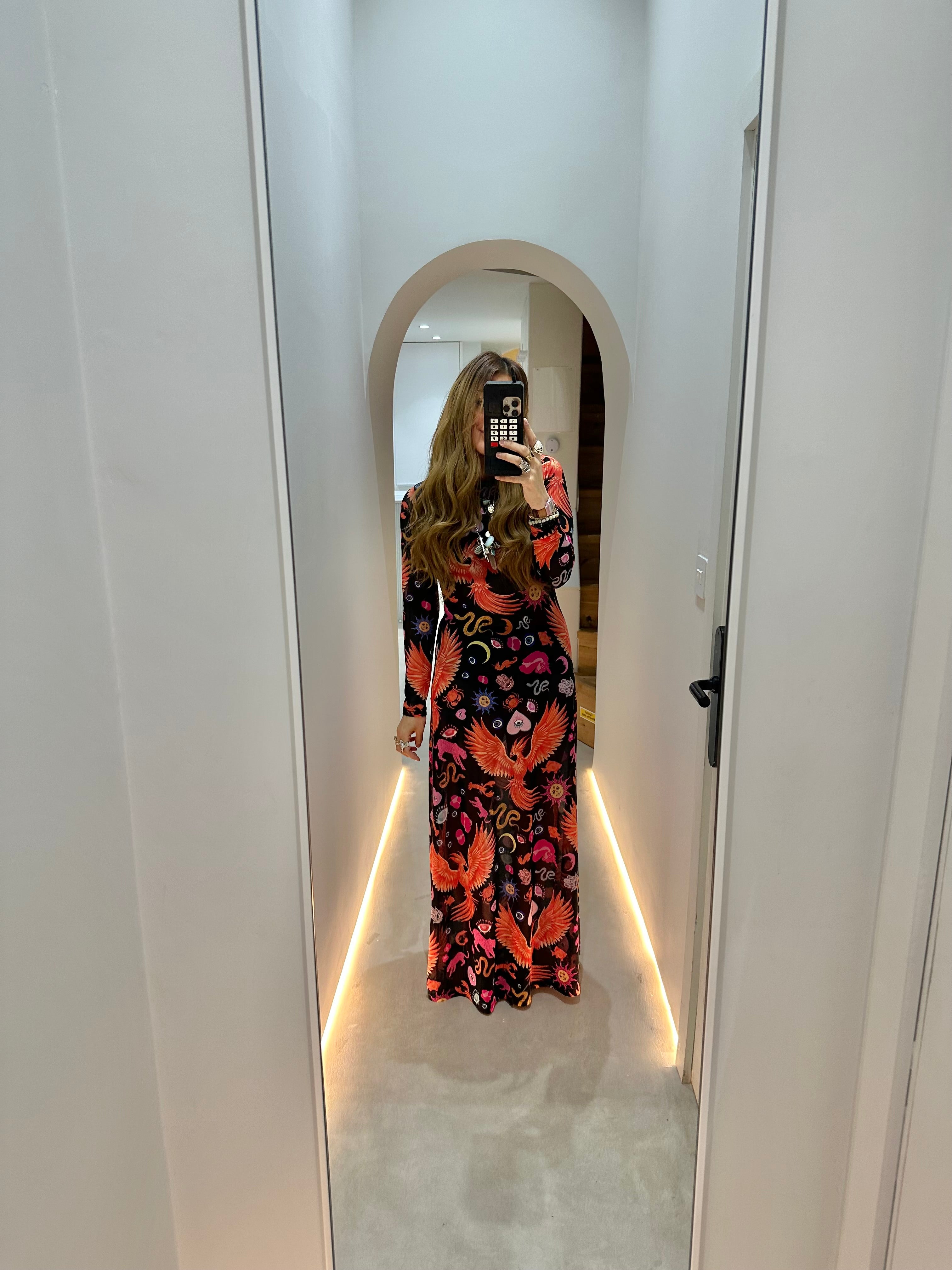 The Phoenix Mesh Dress