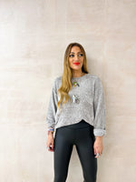 Soft Feel Slouch Jumper In Grey