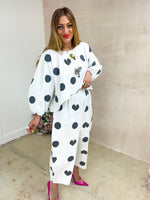 The Monroe Balloon Trousers In Black/White