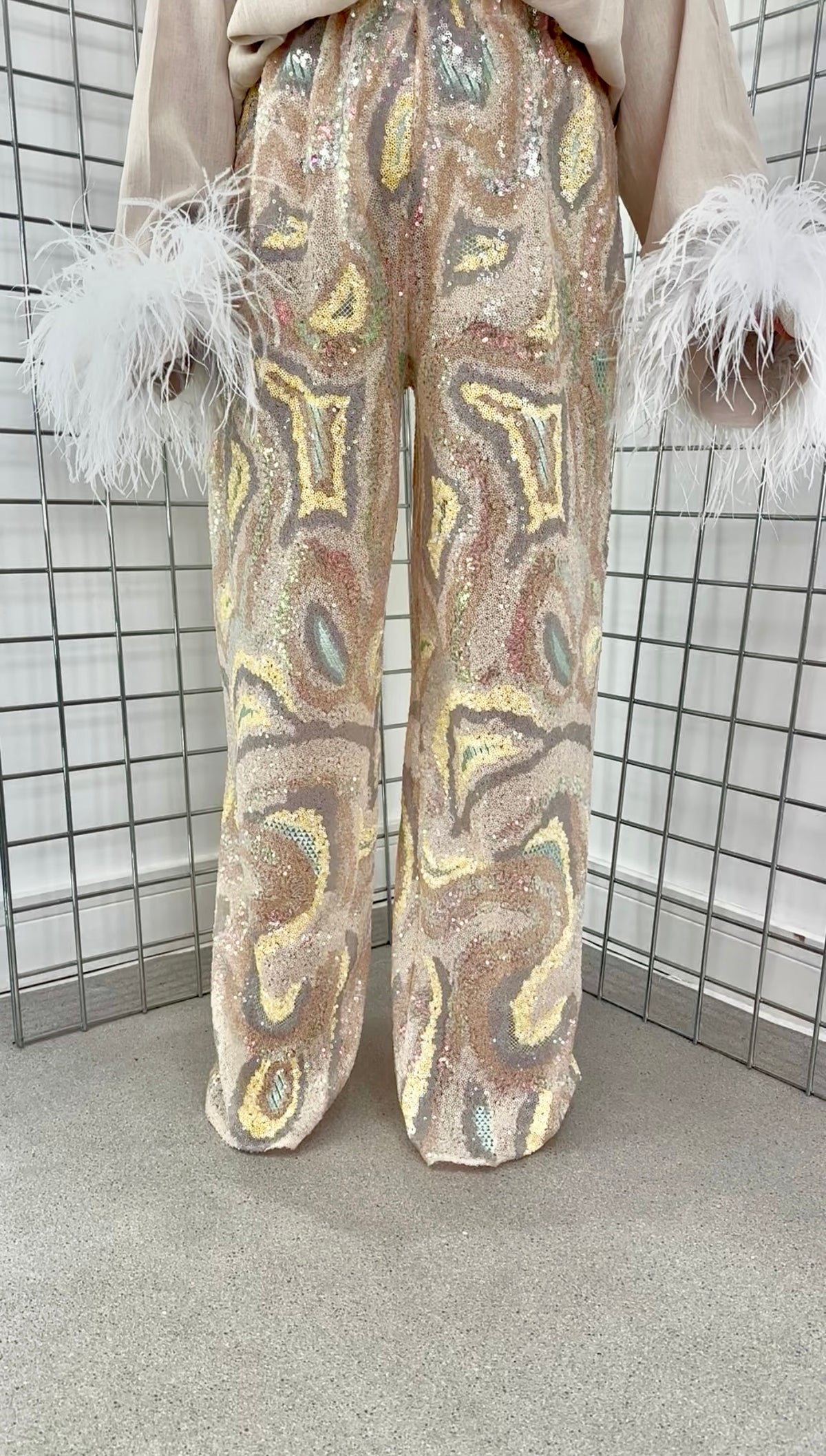 Fantasia Sequin Trousers