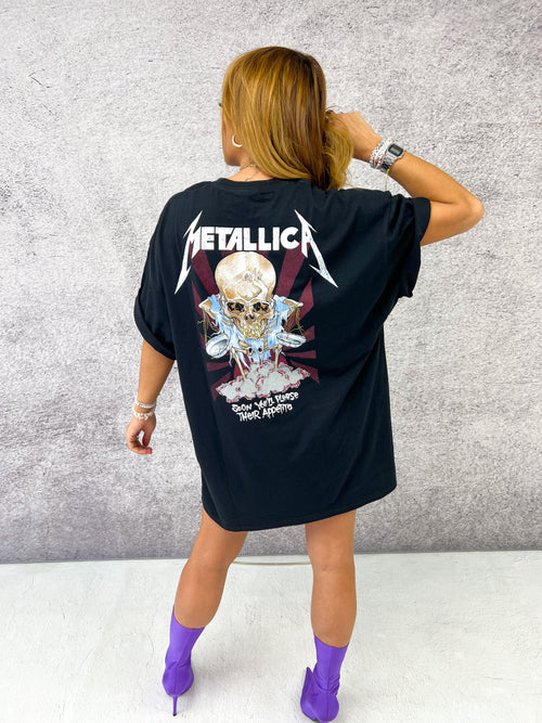 Metallica 'Doris' Double Sided T-Shirt In Black