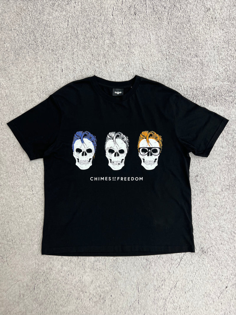 'The Rockabilly Three' T-Shirt In Black