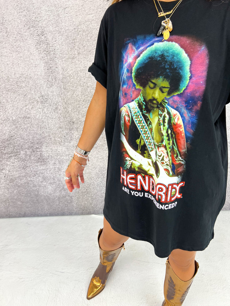 Jimi Hendrix Cosmic Tee In Black