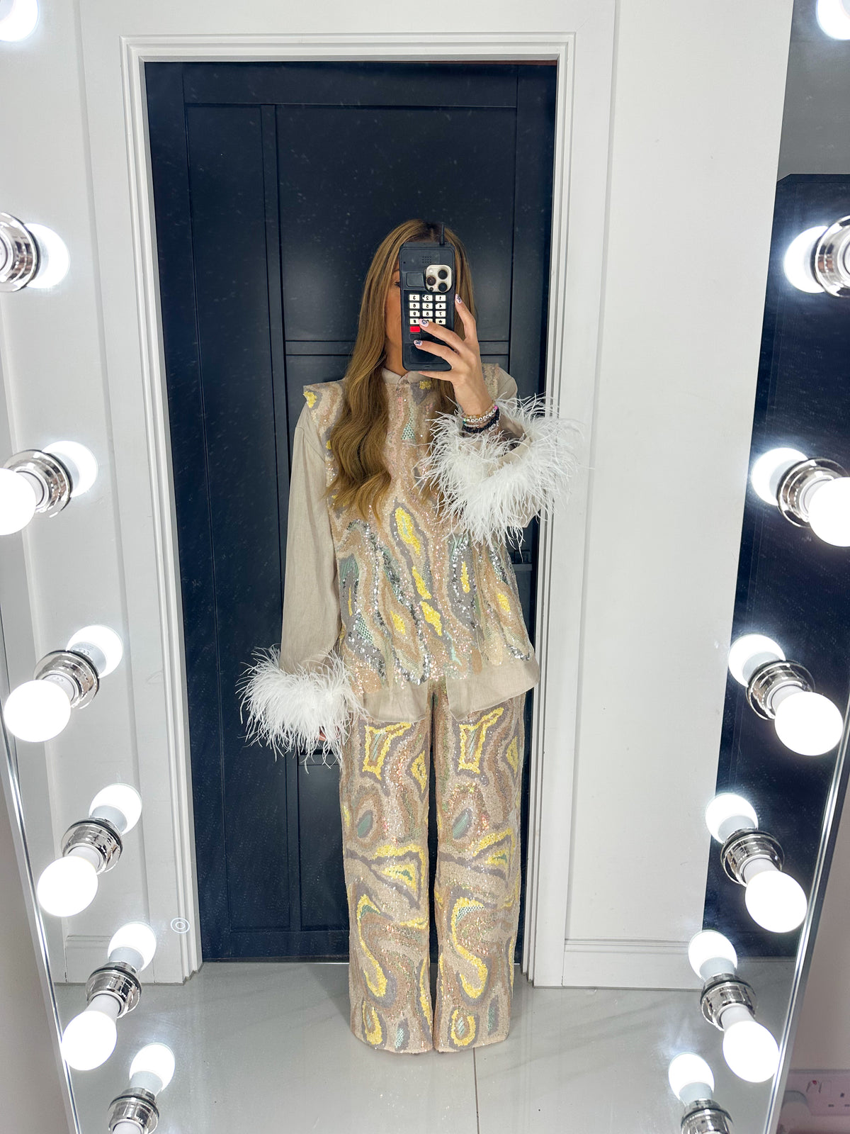 Fantasia Sequin Trousers