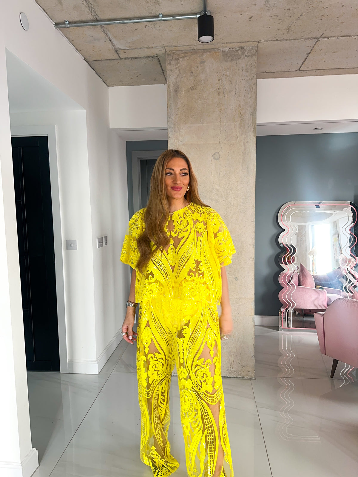 Solaris Kimono Top In Yellow