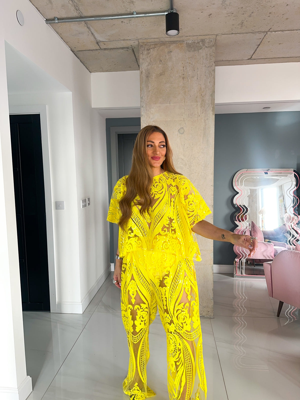 Solaris Kimono Top In Yellow