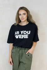 Liam Gallagher 'As You Were' T-Shirt In Black
