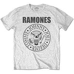 Ramones 'Presidential Seal' Kids T'Shirt In Light Grey