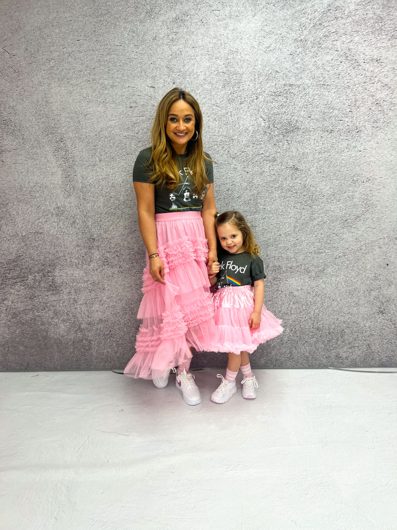 Kids Mini Tutu Skirt In Candy Pink